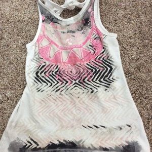 Size 12 tank top tied knot in the back many colors